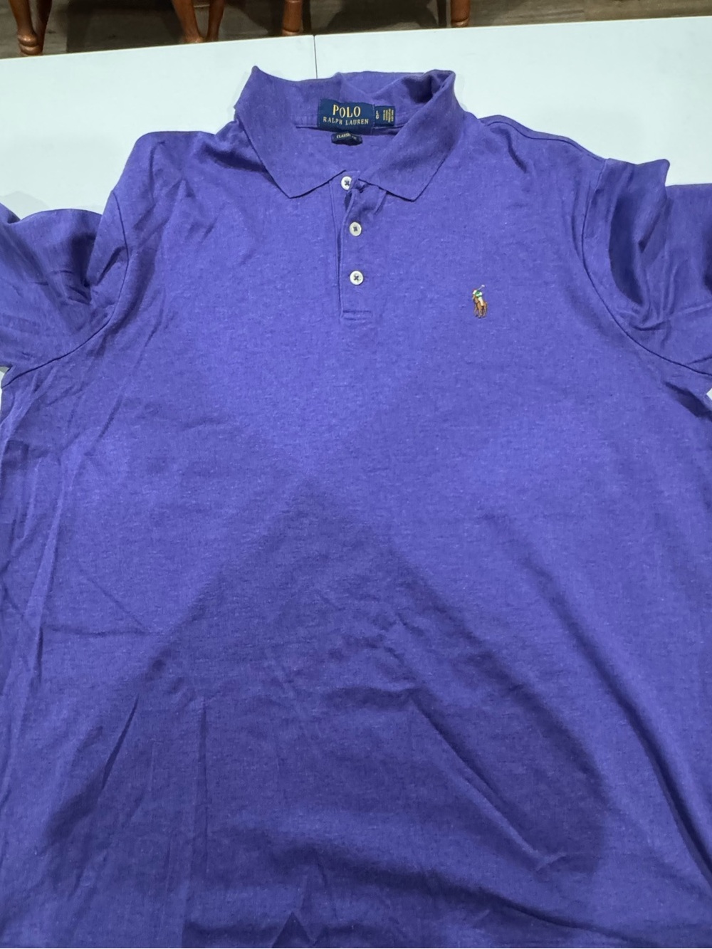 Ralph Lauren Purple Polo with Signature Pony